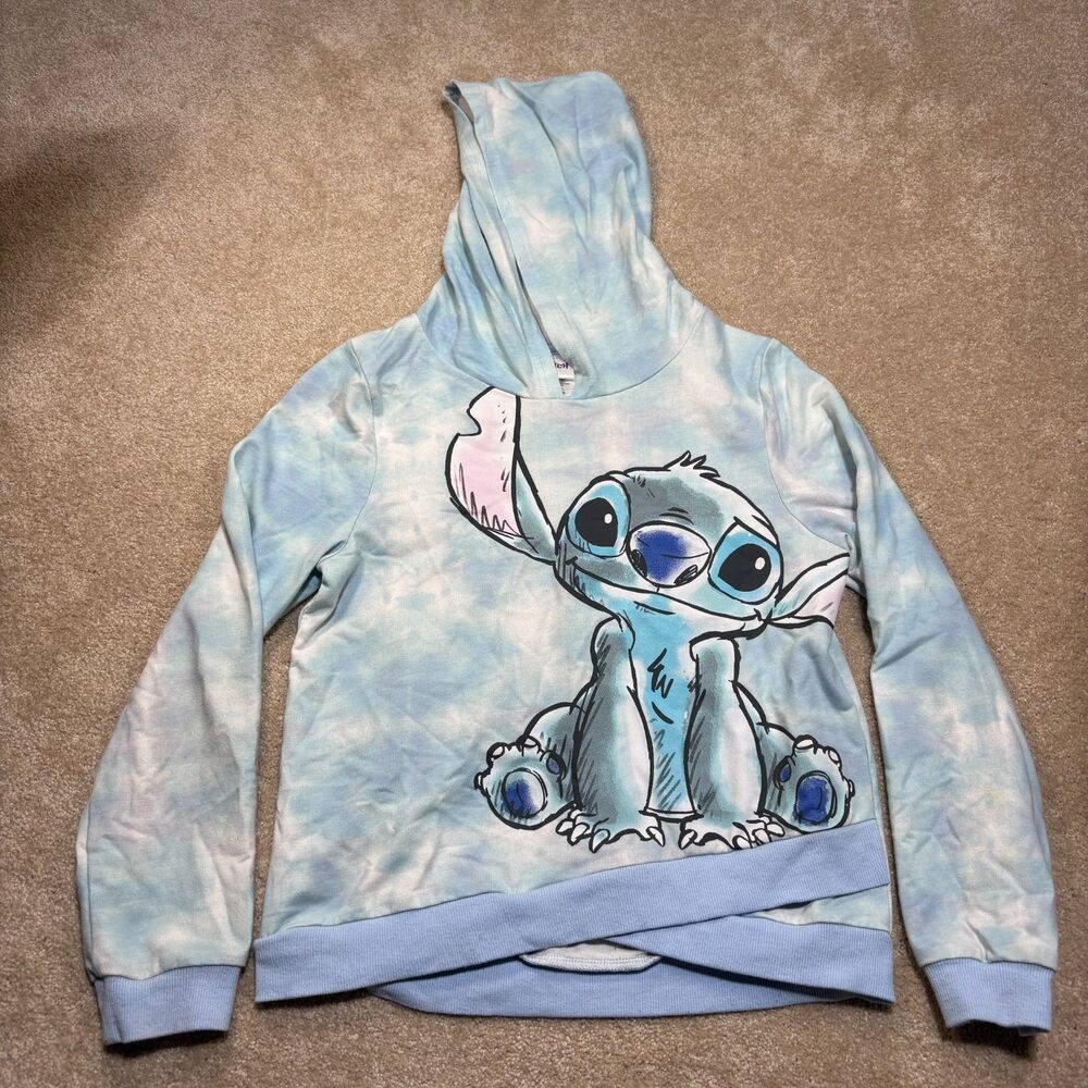Stitch Kids 14/16 Hoodie Disney Soft Drawstring Cute